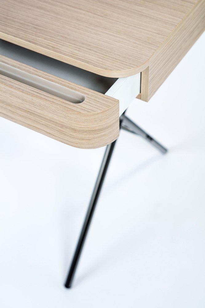 Cosimo Desk with Natural Oak Veneer Top by Marco Zanuso Jr. for Adentro