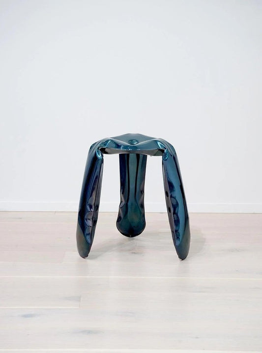 Cosmic Blue Mini Plop Stool by Zieta