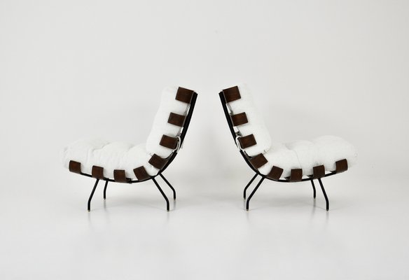 Costela Lounge Chairs attributed to Martin Eisler and Carlo Hauner for Forma, 1950s, Set of 2-HFM-1793012