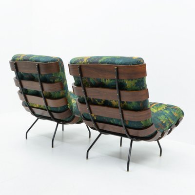 Costela Lounge Chairs by Hauner & Eisler for Forma Moveis, 1950s, Set of 2-TJQ-1816044