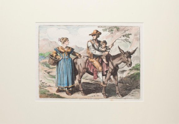 Costume of Civita Castella - Original Etching by Bartolomeo Pinelli - 1819 1819-ZCI-758495