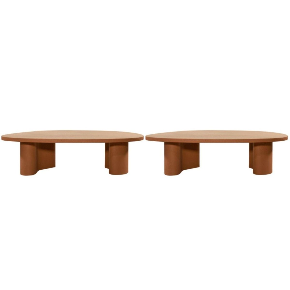 Cotta Coffee Tables by Gigi Design, Set of 2