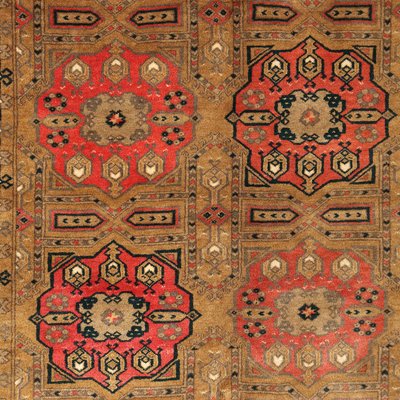 Cotton and Wool Bukhara Rug-VMM-1352387