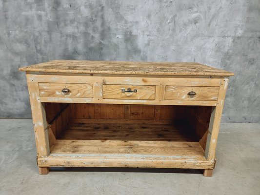 Counter Kitchen Island Side Table, 1890s-IFQ-2028284