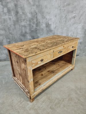 Counter Kitchen Island Side Table, 1890s-IFQ-2028284