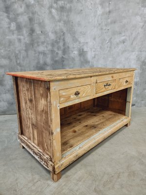 Counter Kitchen Island Side Table, 1890s-IFQ-2028284