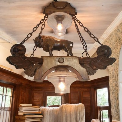 Country House Bull Hanging Lamp-BXK-2032471