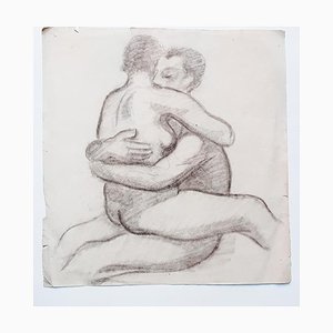 Couple - Original Drawing in Pencil - 20th Century 20th Century-ZCI-759158