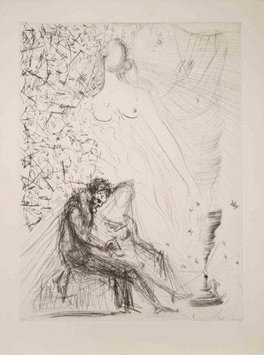 Couple with a Candle, 1968, Etching-ZCI-2018716