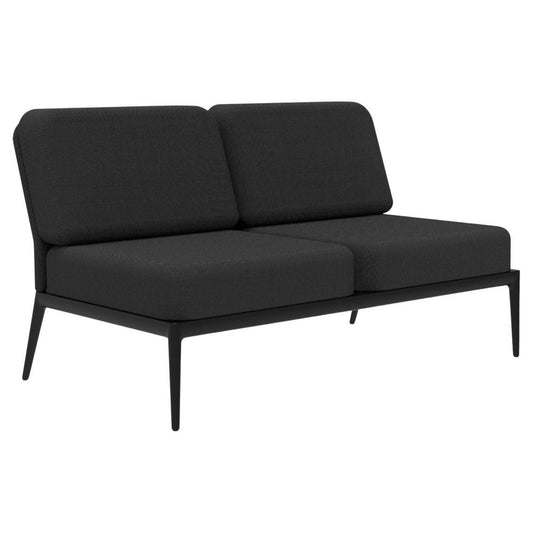 Cover Black Double Central Sofa by Mowee