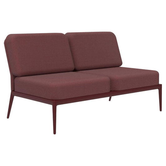 Cover Burgundy Double Central Sofa by Mowee