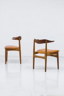 Cow Horn Chairs by Knud Faerch, 1950s, Set of 2-KO-1762534