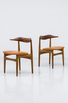 Cow Horn Chairs by Knud Faerch, 1950s, Set of 2-KO-1762534