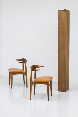 Cow Horn Chairs by Knud Faerch, 1950s, Set of 2-KO-1762534