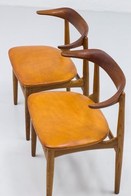 Cow Horn Chairs by Knud Faerch, 1950s, Set of 2-KO-1762534