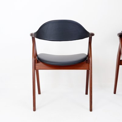 Cow Horn Chairs by Tijsseling Meubelfabriek, 1960, Set of 4-NYF-2019081