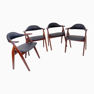 Cow Horn Chairs by Tijsseling Meubelfabriek, 1960, Set of 4-NYF-2019081