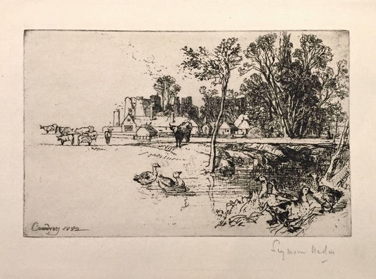 Cowdray Castle (with Geese) 1882