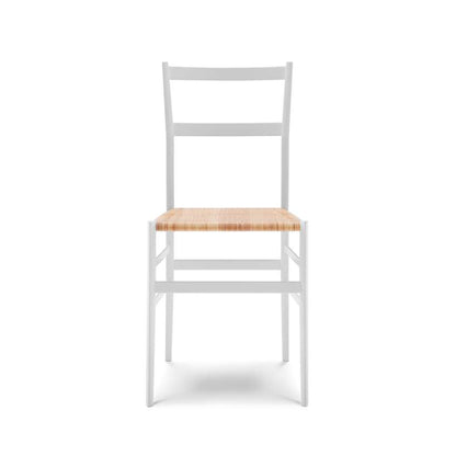699 Superleggera Cane Wood Chair by Cassina #Ashwood Lacquered White