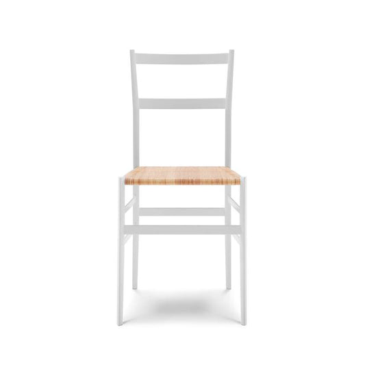 699 Superleggera Cane Wood Chair by Cassina #Ashwood Lacquered White