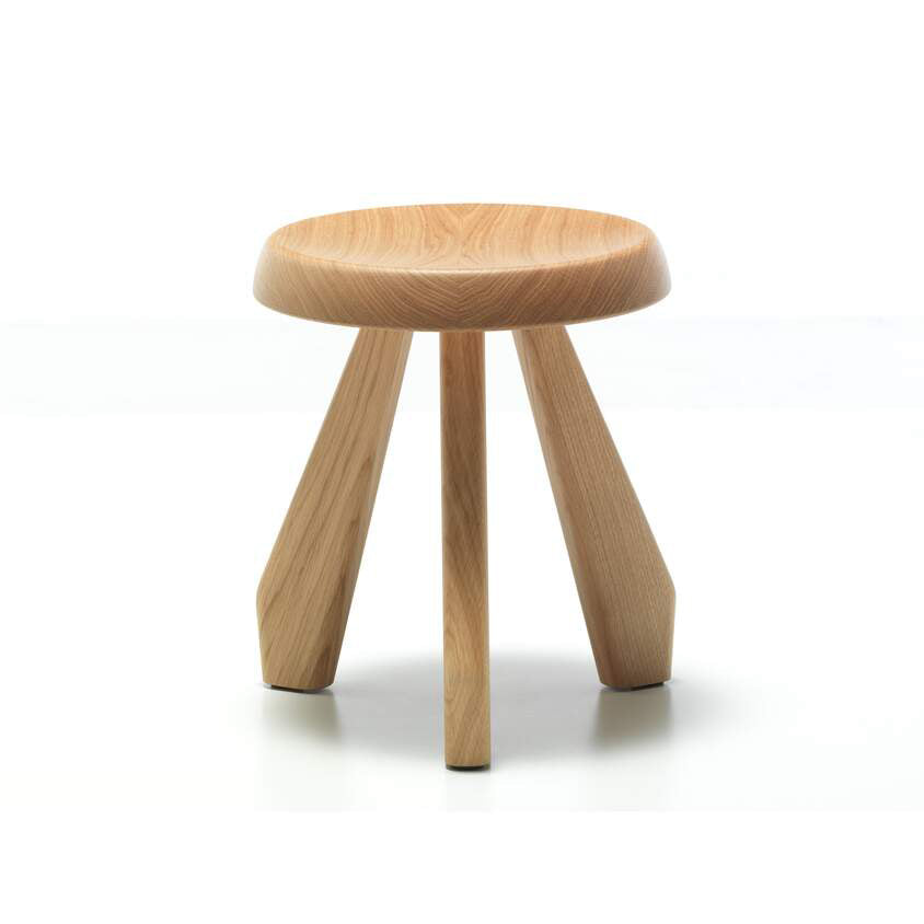 TABOURET MÉRIBEL low table-stool by Cassina #Natural Oak