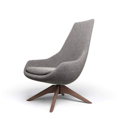 Exord high-back swivel armchair by Cassina