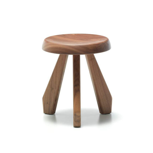 TABOURET MÉRIBEL low table-stool by Cassina #American Walnut