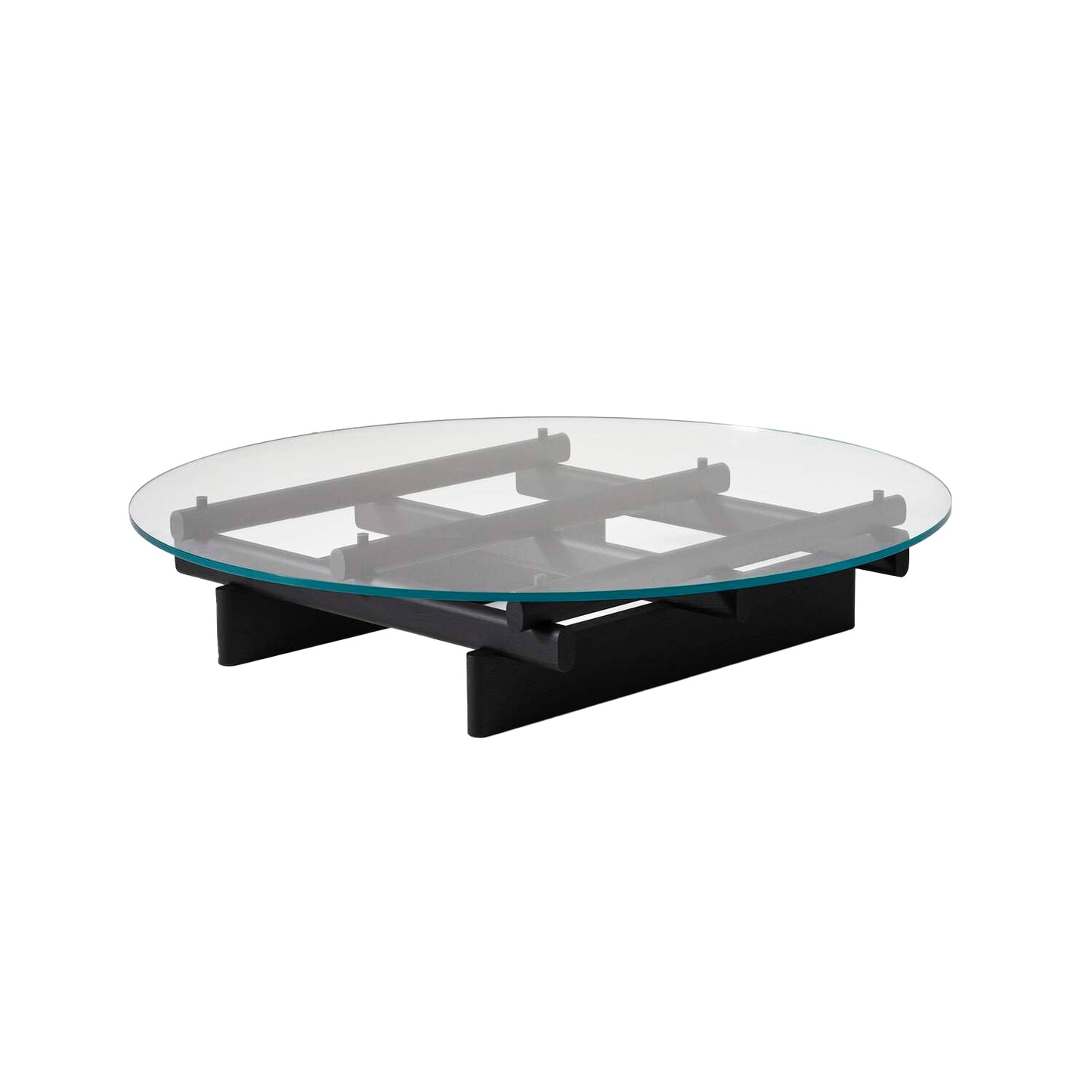 Sengu Round Glass Coffee Table