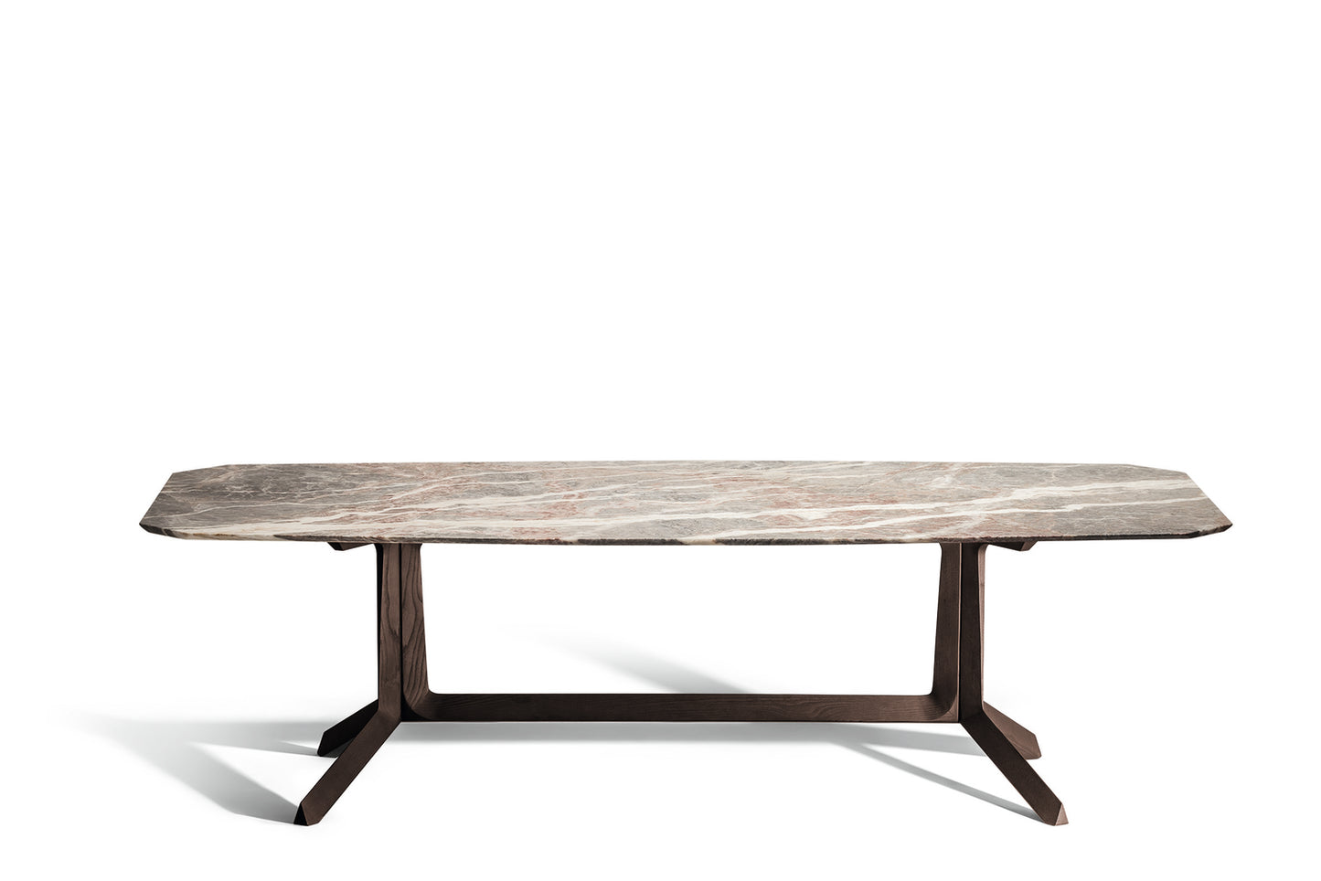 OTHELLO - Rectangular glass living room table