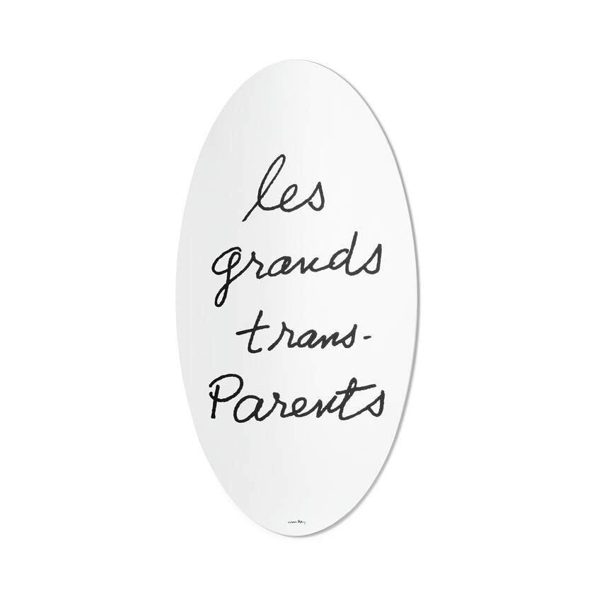 Les Grands Trans-Parents oval mirror by Cassina