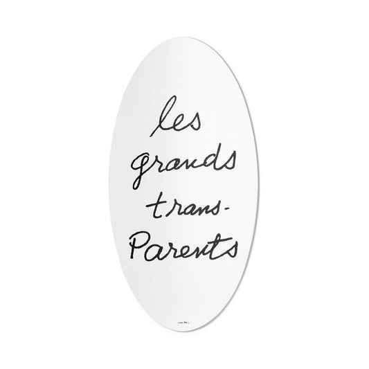 Les Grands Trans-Parents oval mirror by Cassina