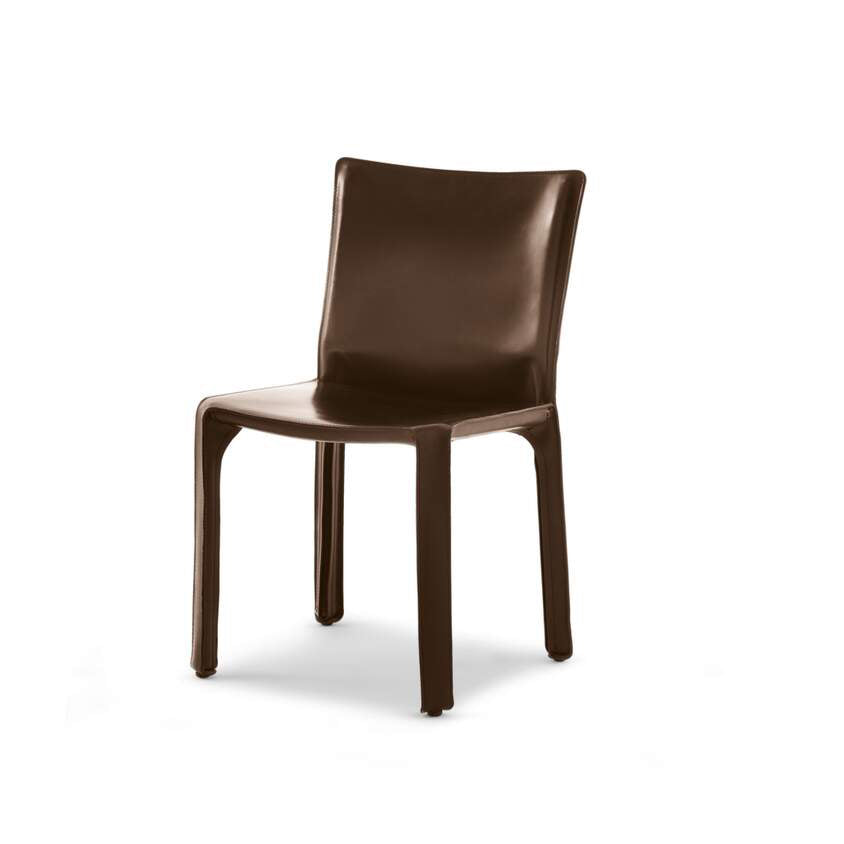 CAB 412 free-standing cowhide design chair by Cassina