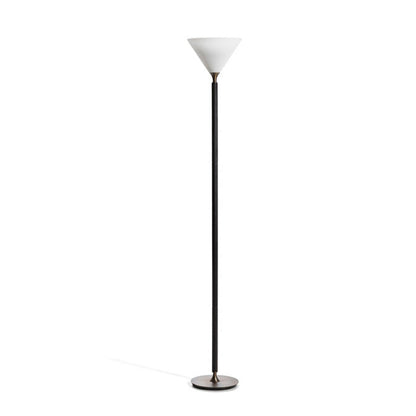 DUO - Wood and glass floor lamp
