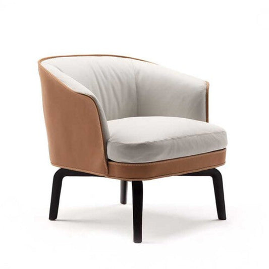 NIVOLA - Leather armchair