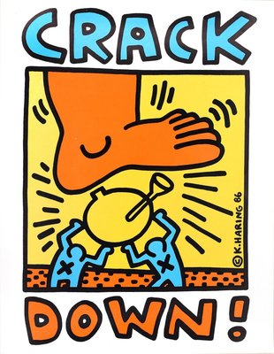 Crack Down!, Serigraph, Contemporary 1986-ZCI-759770