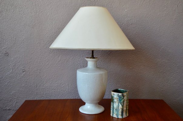 Cracked Ceramic Table Lamp, 1970s-AIU-796217