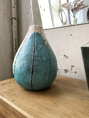 Cracked Earthenware Vase, 1950s-LCU-838663