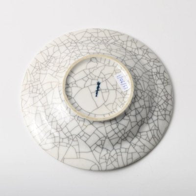 Crackle-Glaze Porcelain Plate from KPM Berlin, 1930s-IXK-1788179