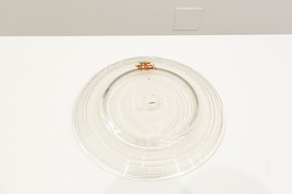 Craft Blown Glass Dish, Spain-UJE-1332210