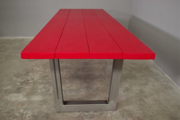 Craft Table in Red Brushed Fir, 2000s-KNM-1374925