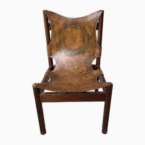 Craftsman Leather Chair, 1970s-OXJ-1194132