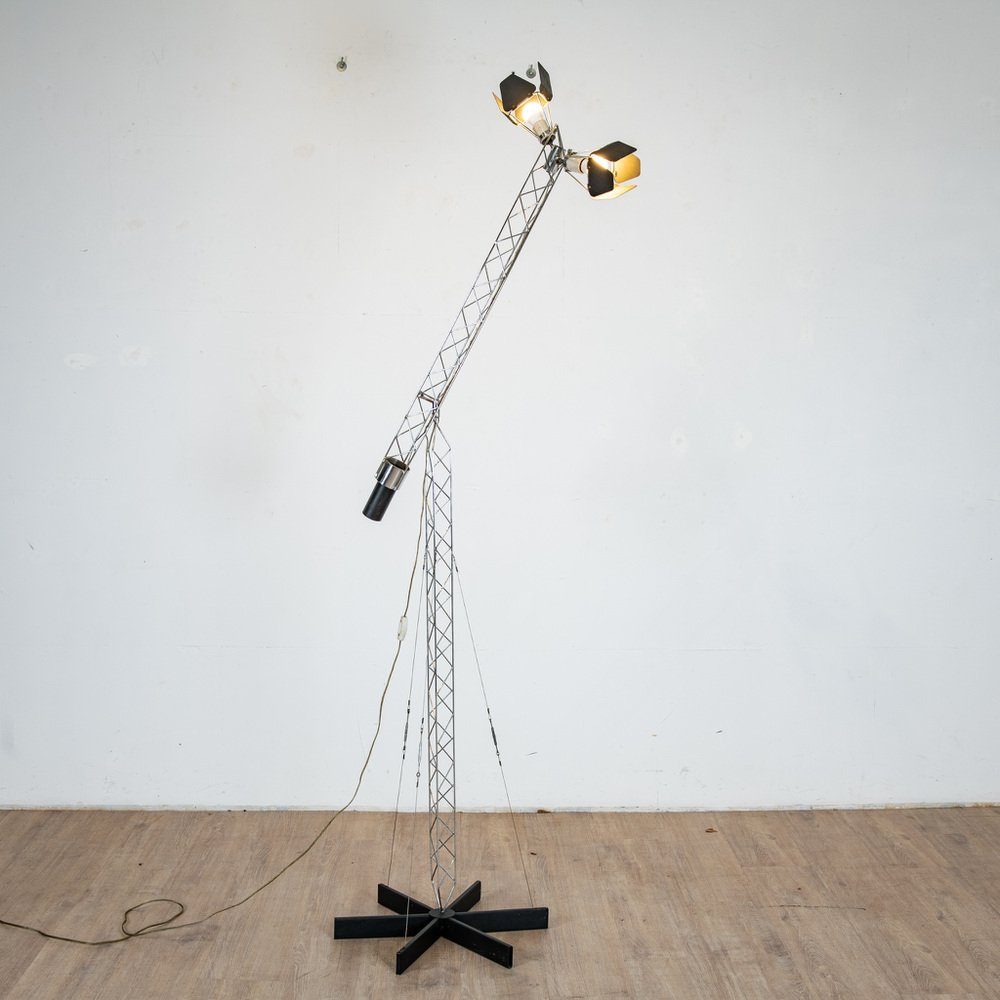 Crane Floor Lamp by Curtis Freiler and Jerry Fels, 1977