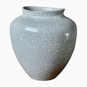 Craquelé Ceramic Vase by Friedgart Glatzle for Karlsruhe Majolika-AIU-1144199