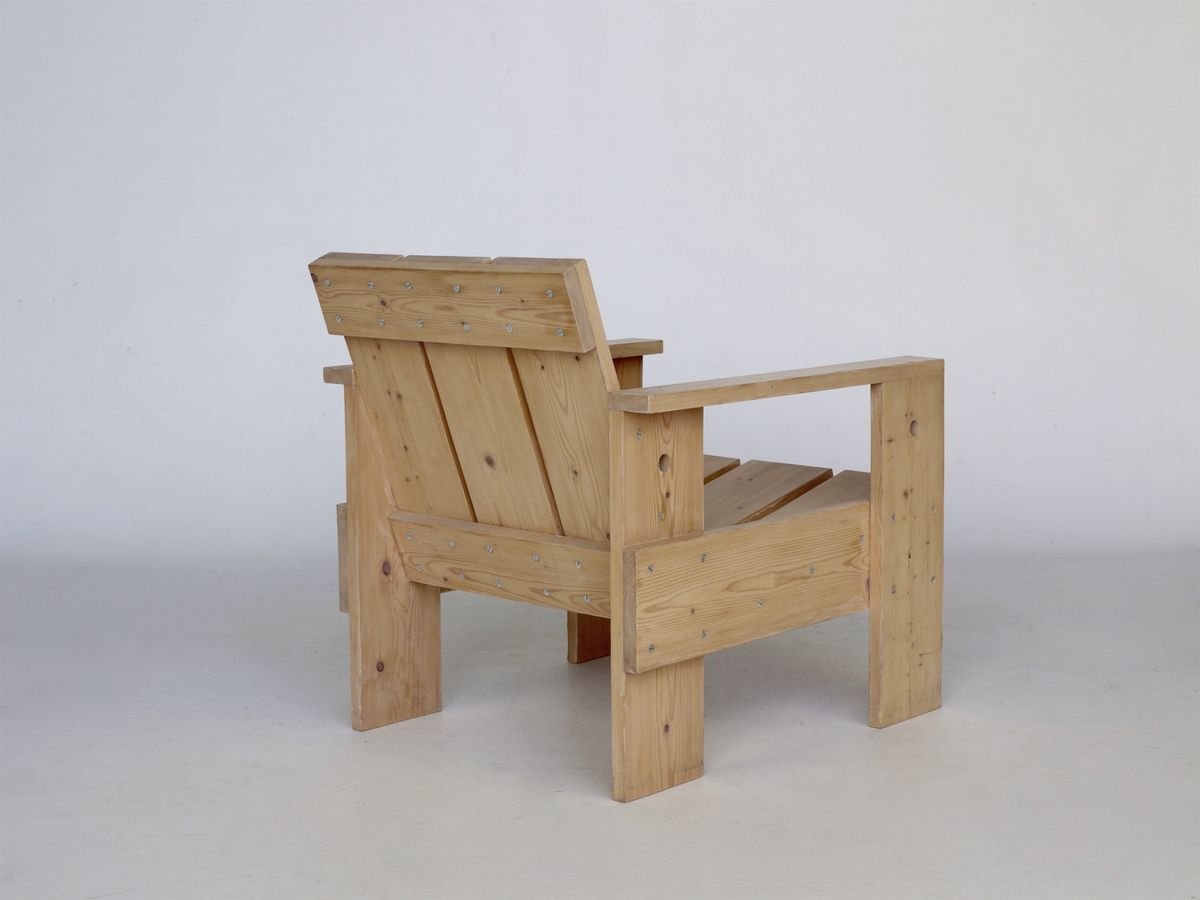 Crate Armchair by Gerrit Rietveld for Gerard van de Groenekan, 1970s