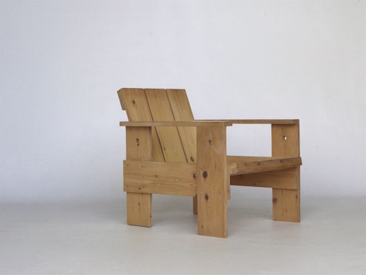 Crate Armchair by Gerrit Rietveld for Gerard van de Groenekan, 1970s-MB-811102