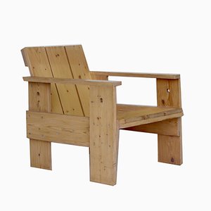 Crate Armchair by Gerrit Rietveld for Gerard van de Groenekan, 1970s-MB-811099