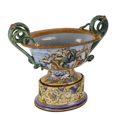 Crater Vase in Majolica, Naples-VMM-2023937