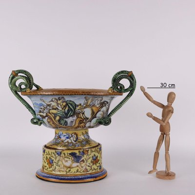 Crater Vase in Majolica, Naples-VMM-2023937