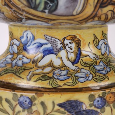 Crater Vase in Majolica, Naples-VMM-2023937