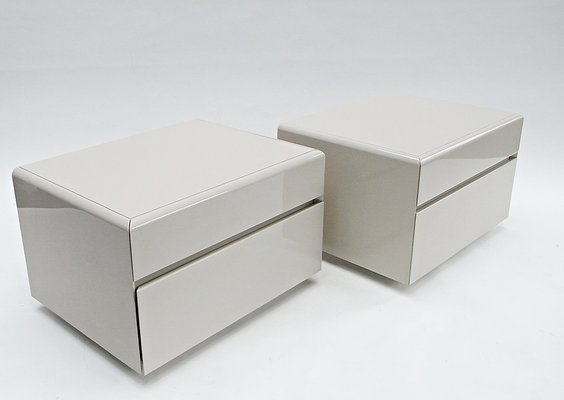 Cream Bedside Tables, 1984, Set of 2-EP-1769097